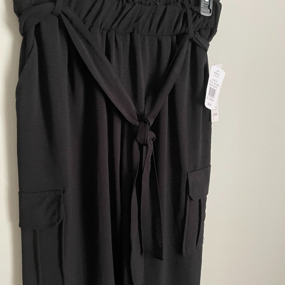 Joe B Paperbag Pants, Black